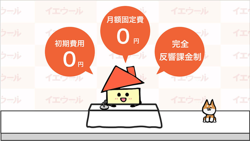 初期費用0円 月額固定費0円 完全反響課金制